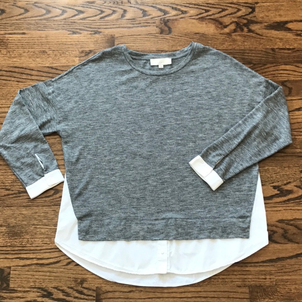 Loft Faux Layered Top